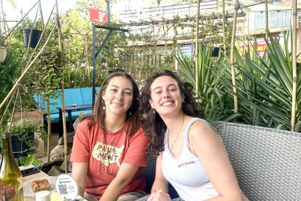 ''I had the vegan english breakfast which was lovely! Best vegan bacon I’ve ever had (was made from carrot), lovely atmosphere and location too!''